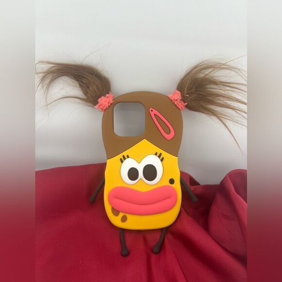 Quirky 3D Cartoon Character Phone 15 Pro Max Case - Picture 5 of 6